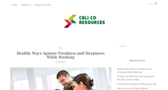 Desktop Screenshot of calicoresources.com